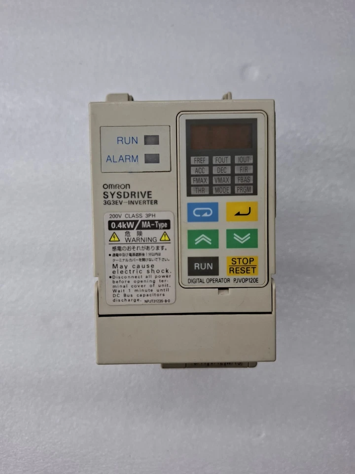 OMRON SYSDRIVE 3G3EV-INVERTER 0.4kW 3G3EV-A2004MA-CUE 230V